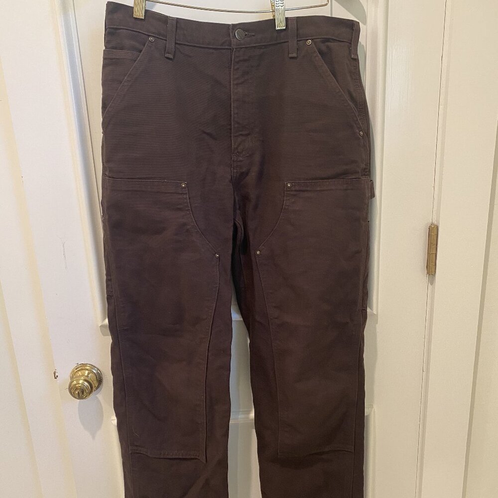brown carhartt baggy cargos